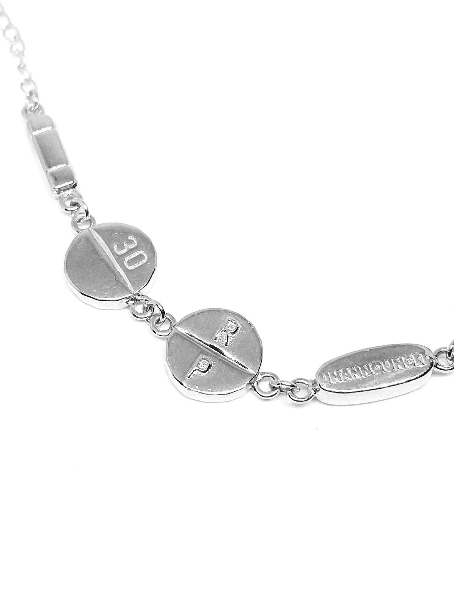 Unannounced Pill Bracelet (silver)