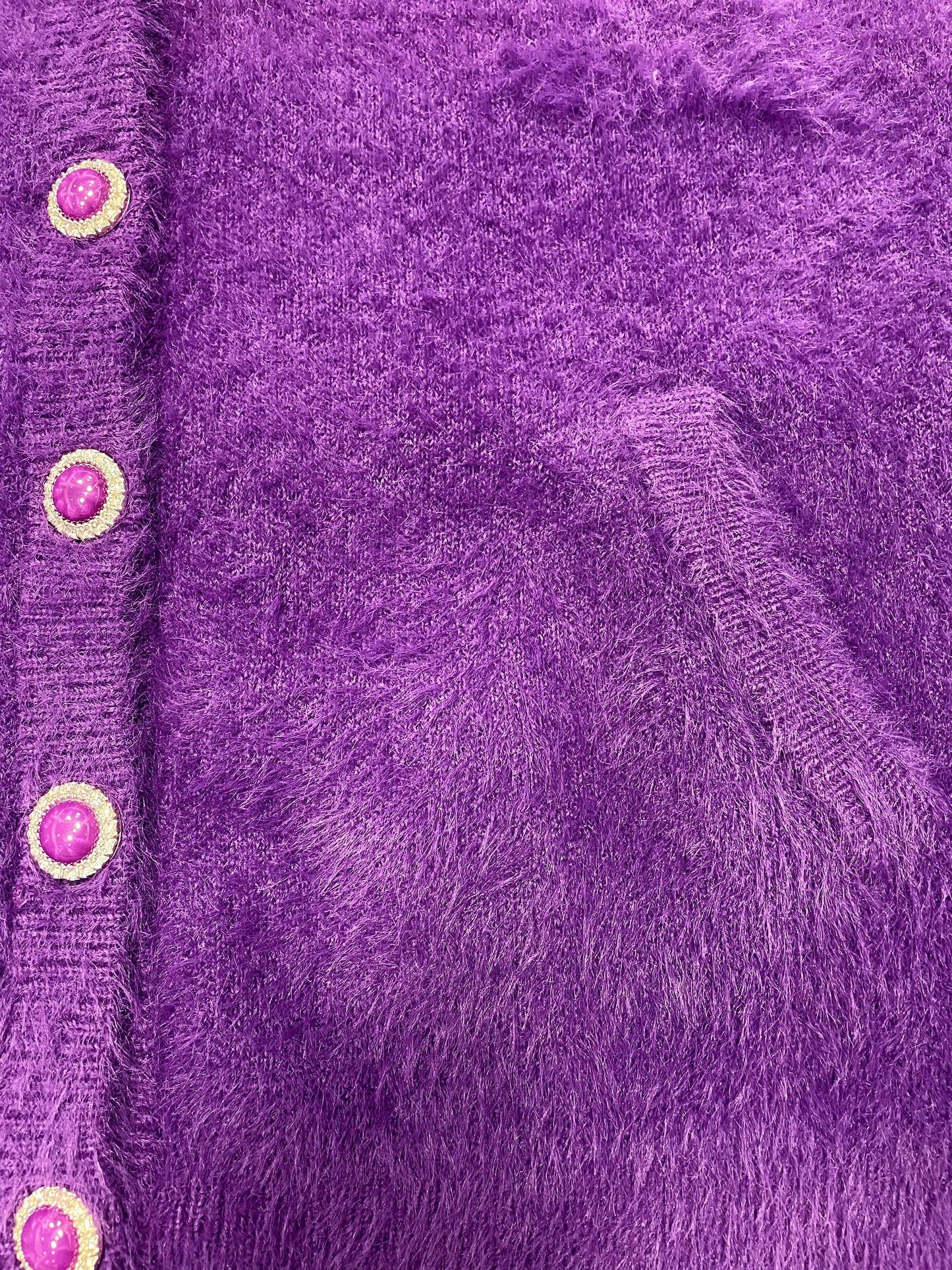 Unannounced Deep Purple Cardigan