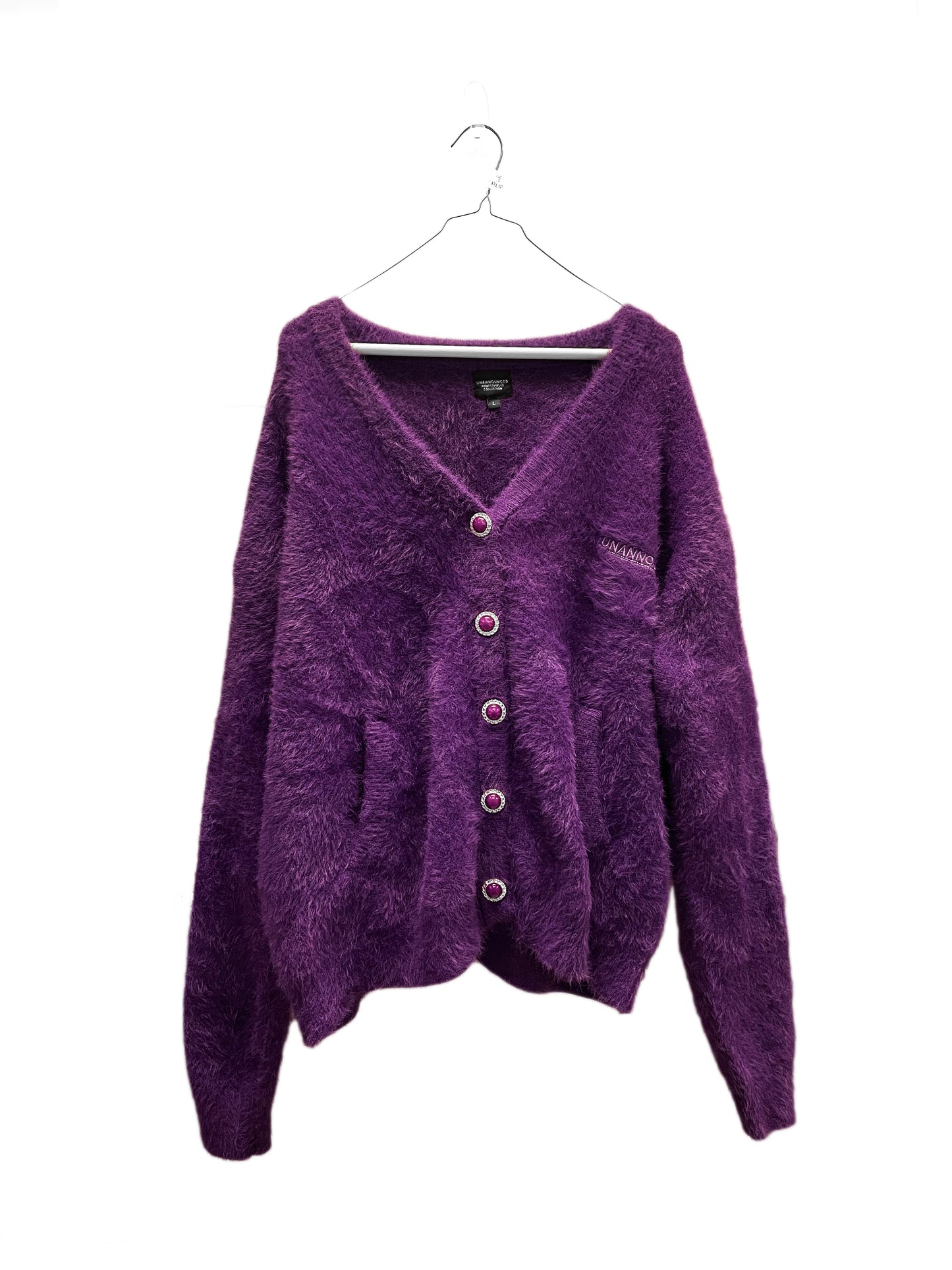 Unannounced Deep Purple Cardigan