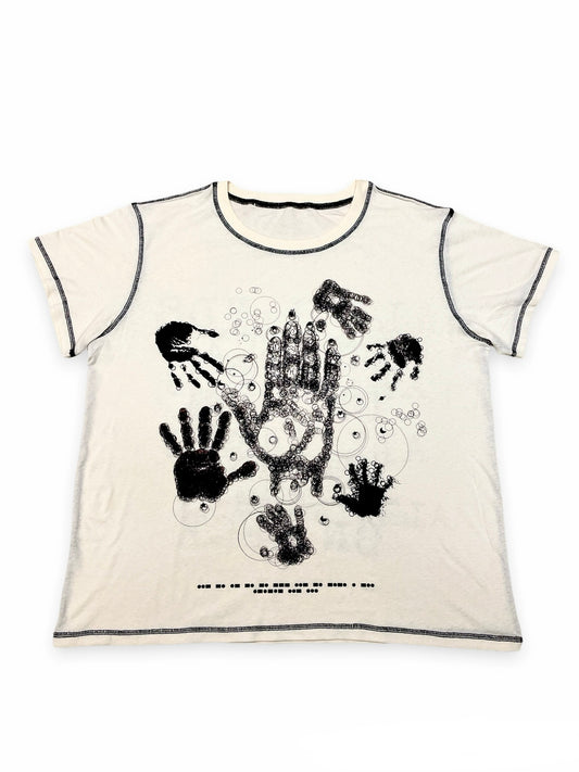 UNANNOUNCED Off White Boxy Tee